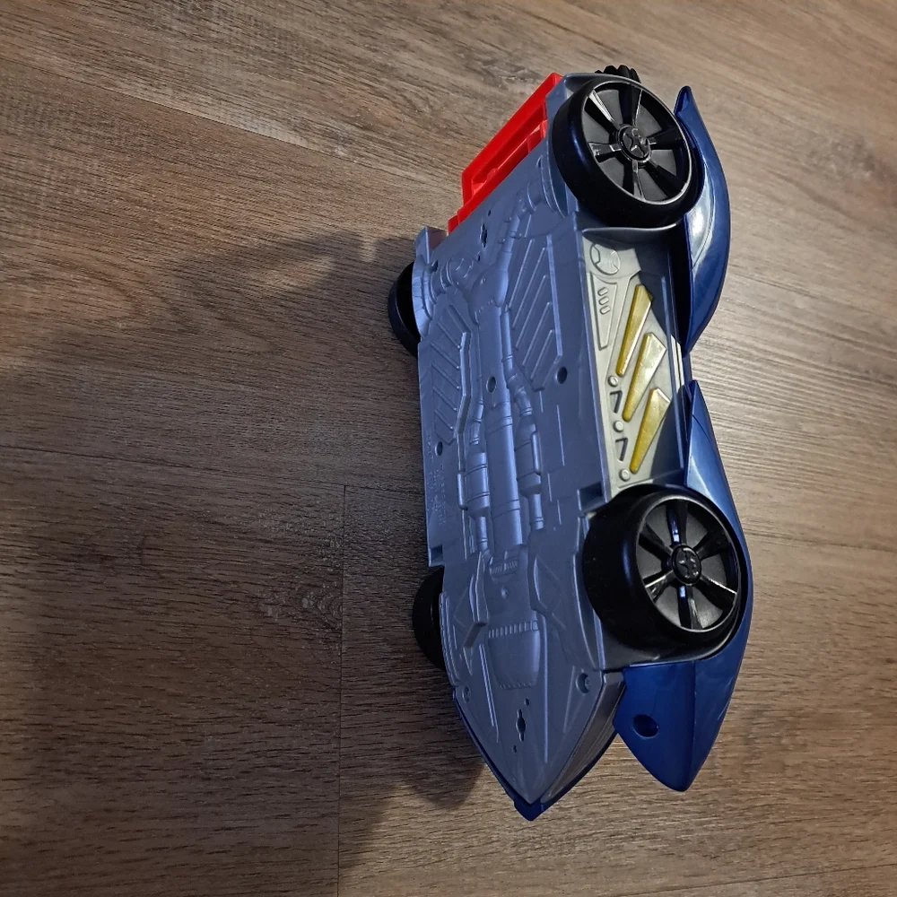 Mattel DC Comics Batman Transform & Attack Batmobile Blue Vehicle Kid's Toy